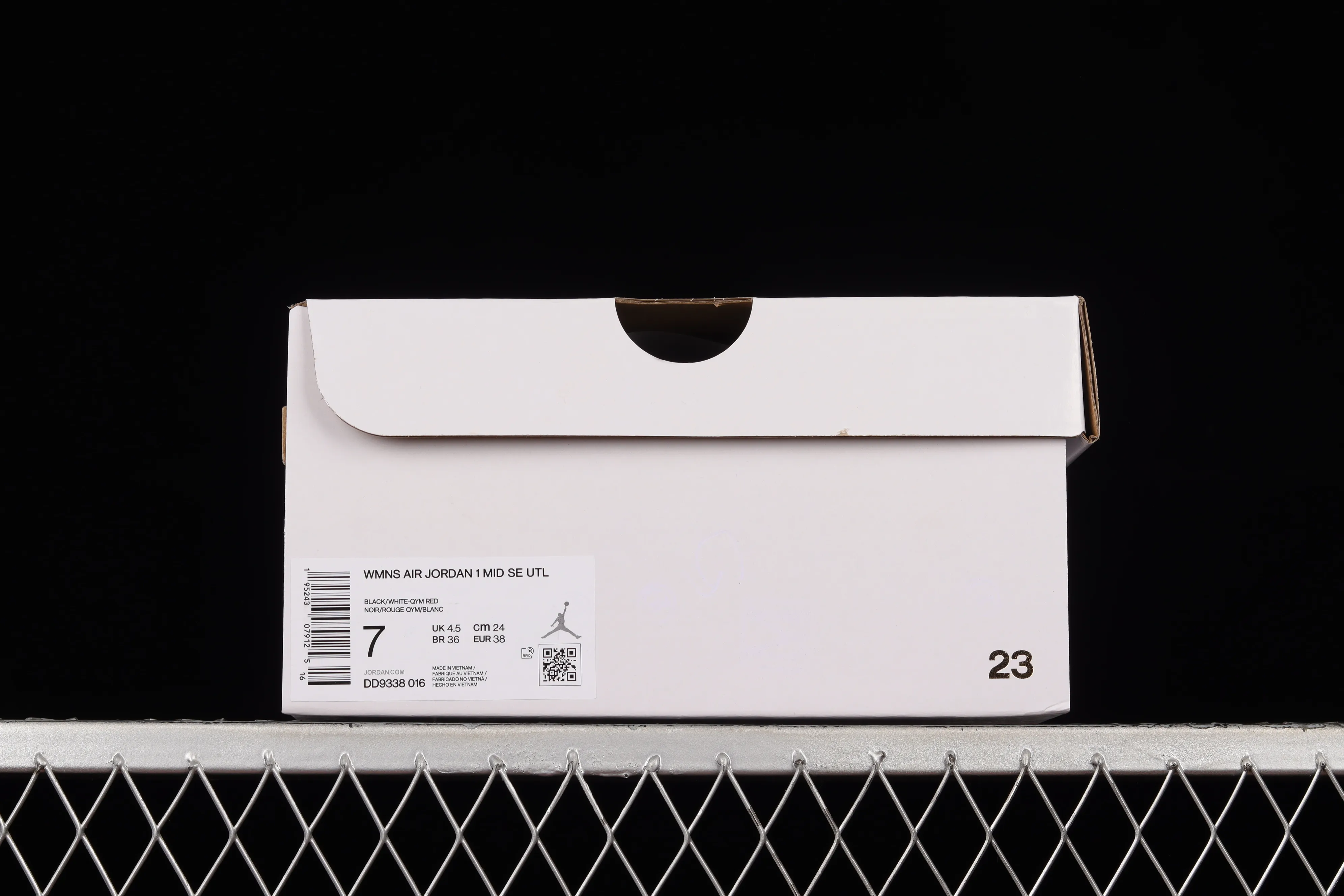 All categories Air Jordan Jordan series basketball shoes Air Jordan 1 Mid G version pure original Air Jordan 1 Mid UT "Black White" AJ1 Joe 1 white, black and purple stitching Zhongbang basketball shoes DD9338-016